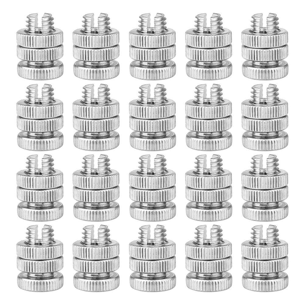 Blisfulhoks 20 Pieces Split Bolt Joint Clamp Wire Connector Electrical Fence Connector Aluminium Alloy for Multiple Electric Fence