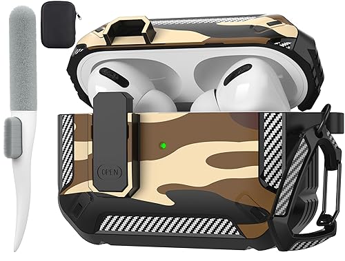 Maxjoy for AirPods Pro Case Cover with Lock, AirPods Pro 1st
