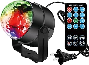 sufum Party Kids luces activada por sonido de suministros 7 Color LED