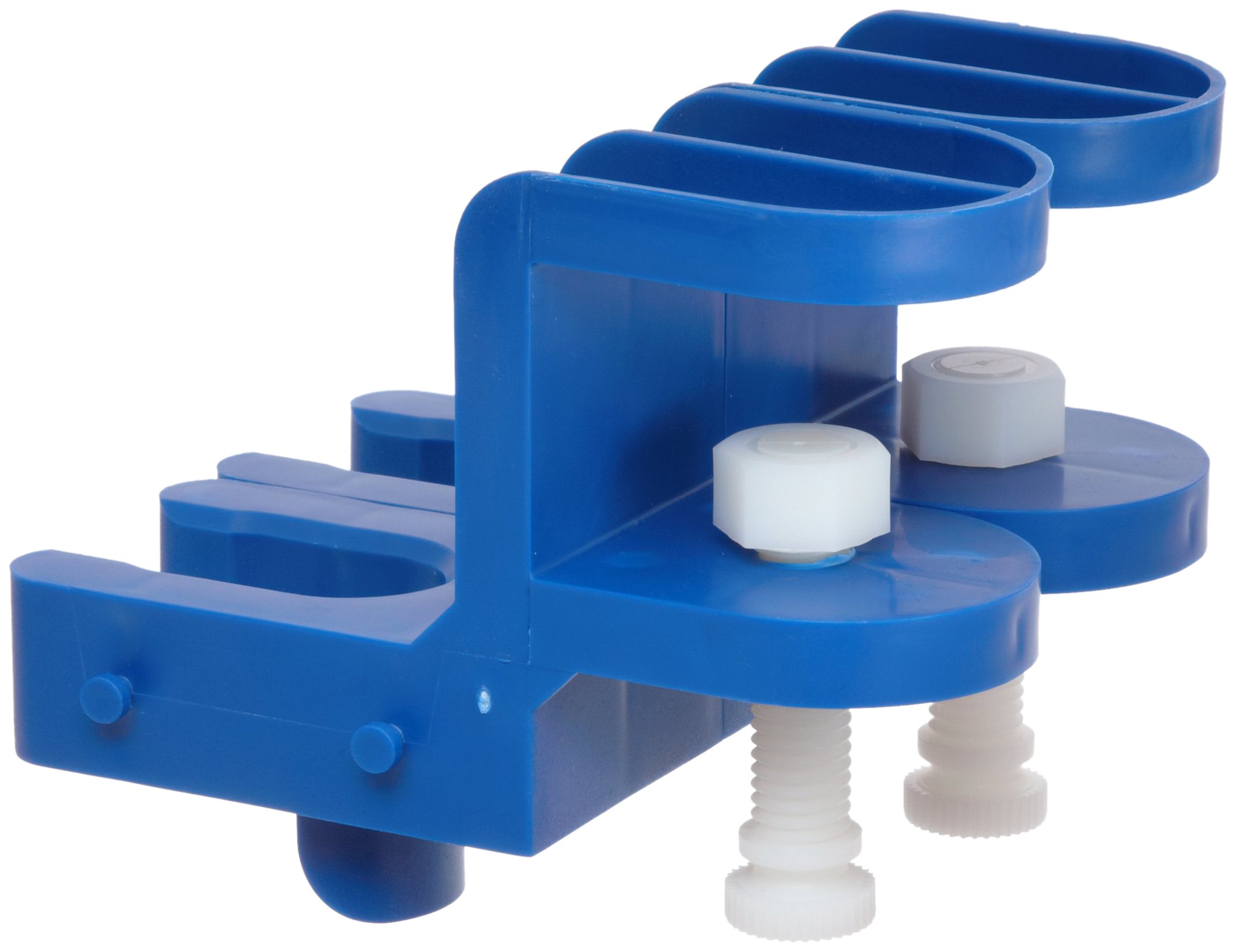 Bel-Art F18954-0001 Single Holder Clamps for PiRack Polypropylene Pipettor Holder System, Pack of 2