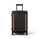 Kings Loot Hardshell Luggage | Carry On Plus with Aerospace Grade Polycarbonate Hardside Suitcase | 360° Silent Spinner Wheels with Steel Bearings | TSA Lock, YKK Zippers (Midnight Ember)