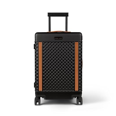 Kings Loot Hardshell Luggage | Carry On Plus with Aerospace Grade Polycarbonate Hardside Suitcase | 360° Silent Spinner Wheels with Steel Bearings | TSA Lock, YKK Zippers (Midnight Ember)