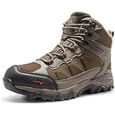 NORTIV 8 Men's Waterproof Hiking Boots Outdoor Mid Trekking Lightweight Mountaineering Shoes Paladin