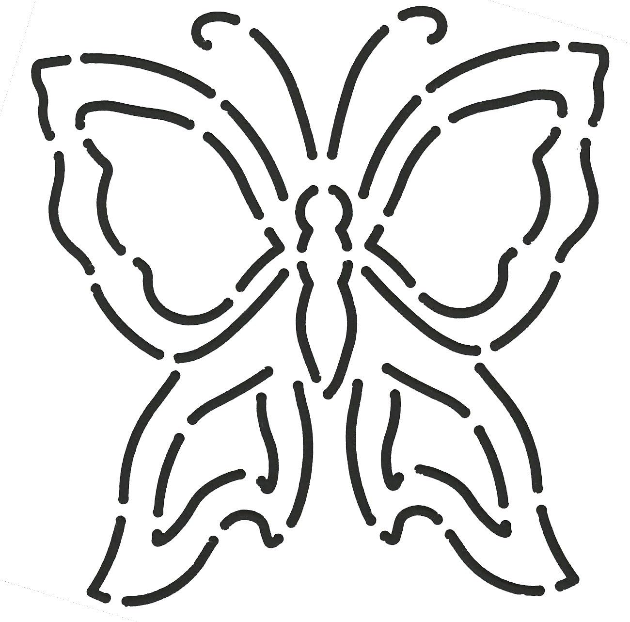 Butterfly Quilting Stencil by Quilting Creations Amazon.co.uk Kitchen