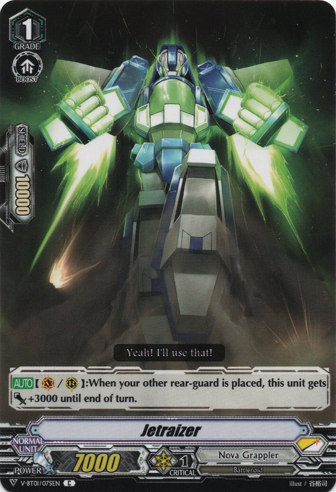 Jetraizer - V-BT01/075EN - C - V Booster Set 01: Unite! Team Q4 - Cardfight!! Vanguard
