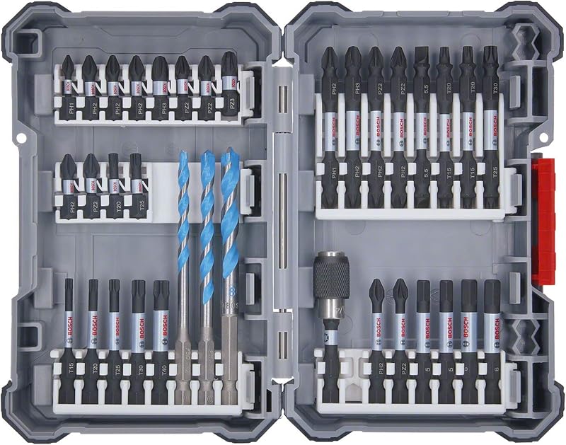 Bosch Professional 35-Piece Drill Bit Set Pick and Click for Impact Drivers
