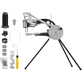 BEAMNOVA Leather Stitching Machine, Cobbler Sewing Shoe Repair Tool | Heavy Duty Manual Industrial Hand Leather Craft Equipment, with Needles, Thread, for Canvas, Cotton, Fabric, Embroidery