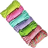 EDGEAM 7er Paracord Set - 3m Nylon Seile Für Survival & DIY Armband