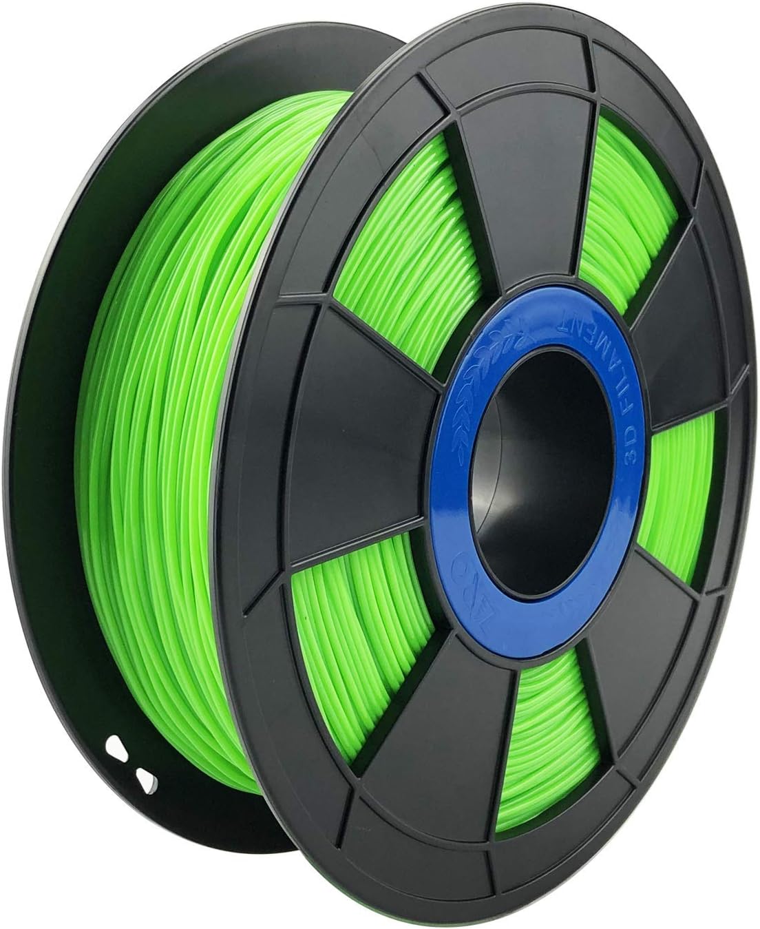 ZIRO 3D Printer Filament 1.75mm TPU Flexible Filament 0.8KG Spool, Dimensional Accuracy +/- 0.05mm，Green