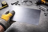 Full Armour Mild Steel Sheet 0.8mm-3mm Thick 3mm x 200mm x 100mm view 2