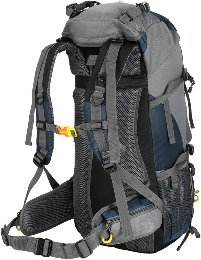 Lixada Hiking Backpack 50L Waterproof Lightweight Trekking Rucksack for Outdoor Sport Travel Cycling Climbing Mountaineer Climbing with Rain Cover - Image 4