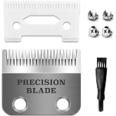 OwnLifeYF Precision Blade Fit for Wahl Clippers Blades, 2 Holes Adjustable Hair Trimmer Parts Replacement Blades, Pack of 1