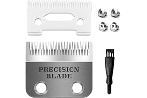 OwnLifeYF Precision Blade Fit for Wahl Clippers, 2 Holes Adjustable Hair Trimmer Parts Replacement Blades, Pack of 1
