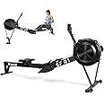 Fitvids Rowing Machine for Home, Professional Indoor Rowers, Wind Resistance Rowers with LCD Display, Adjustable Air Resistance, Comfortable Seat Cushion