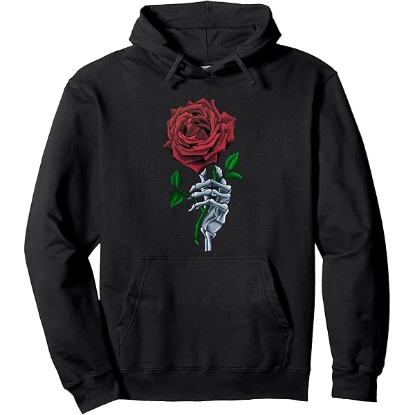 Amazon.com: Red Rose Pullover Hoodie : Clothing, Shoes & Jewelry