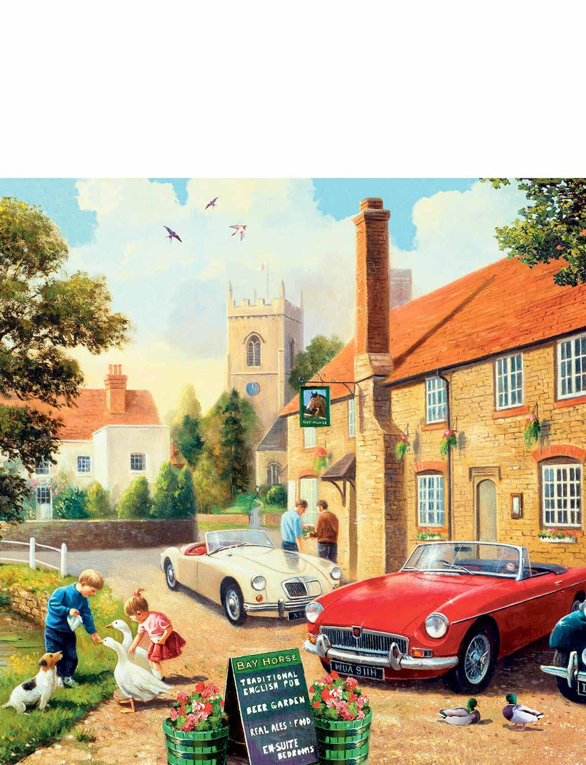 Kevin Walsh K33006 Nostalgia The Village Pub 1000 Piece Jigsaw Puzzle, 70 x 50 cm
