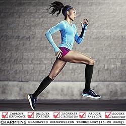 CHARMKING Compression Socks for Women & Men