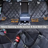 GoBuyer Dog Car Seat Cover Protector Liner Isofix Compatible Non-Slip Universal view 3