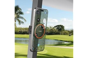 A2C for Magsafe Golf Cart Phone Mount Holder, Magnetic Phone Mount with Adjustable Strap for Golf Cart Railing, Portable Golf Cart Accessories, Compatible with EZGO/Club Car/Yamaha