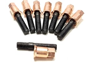 CAIMOTO M8x45 Stud Bolt & Nut Kit for Buick Encore for Chevrolet Cruze Sonic Trax 4CYL1.4L 90500560