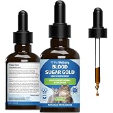 Pet Wellbeing Blood Sugar Gold for Cats - Blood Sugar Support, 2 oz | NASC Certified &amp; Vet-Formulated Liquid Blood Glucose Supplement with Gymnema &amp; Devil&rsquo;s Club for Insulin &amp; Pancreatic Support