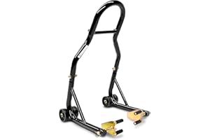 Venom Sport Bike Motorcycle Front Fork Wheel Lift Stand Paddock Stands Fits Yamaha Honda Kawasaki Suzuki Ducati BMW, Black