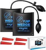 eSynic Air Wedge Pump Up Bags 2pcs with 4 Wedges Door Window Install view 1