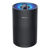 Purivortex Air Purifiers for Bedroom, Quiet Air Purifier with HEPA Filter for Pollen, Smoke, Dust, Pet Dander, Odor, Hair, Ozone Free, Covers Up to 880 Sq Ft, PX500 Black