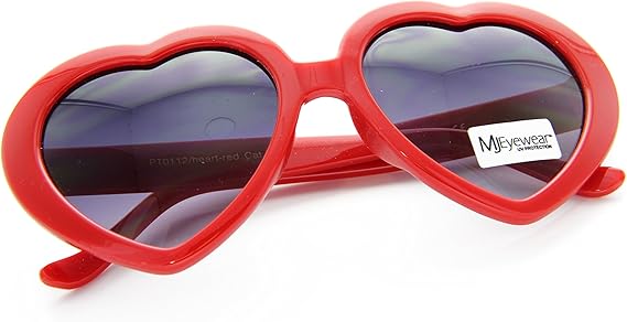 lolita heart shaped sunglasses
