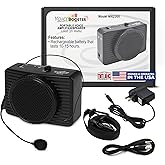 Voicebooster Speak Out Personal Voice Amplifier – Rechargeable Portable Megaphone Speaker & MP3 Player with Microphone Headset for Teachers, Tour Guide, Presentations – 20watt Power Amplifier - MR2300