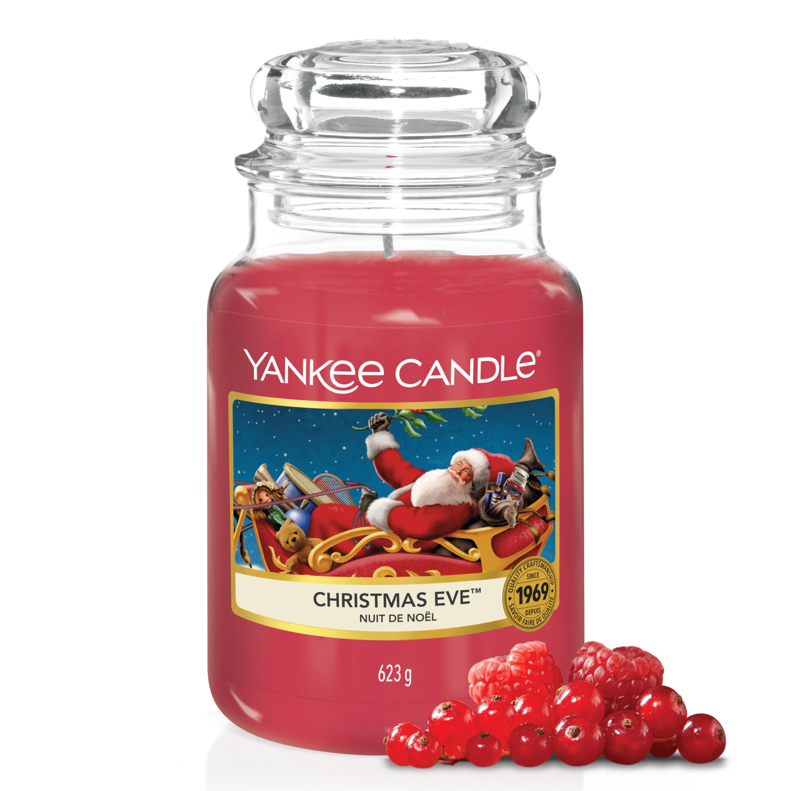 Yankee Candle Scented Candle | Christmas Eve Large Jar Candle | Long Burning Candles: up to 150 Hours | Perfect Gifts for Women