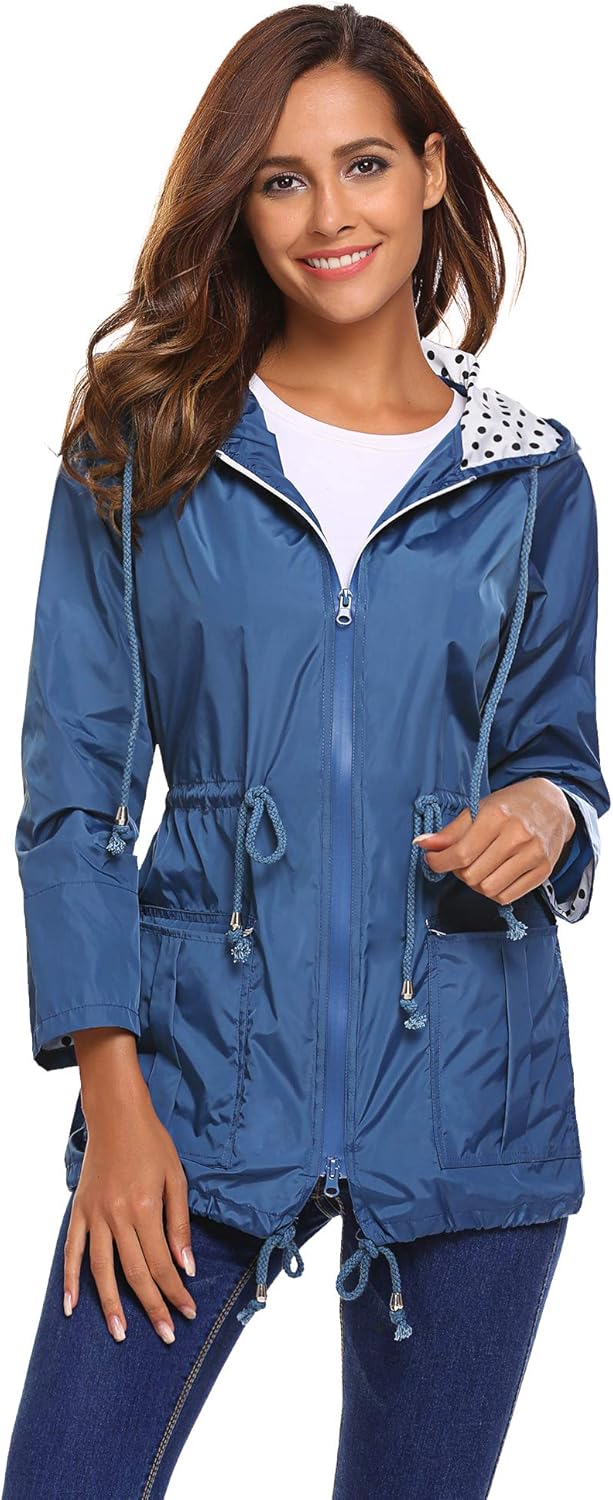 Regenjacke zusammenklappen