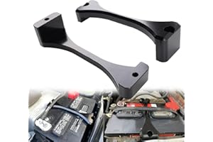 RiAiCiING Aluminum Billet Battery Hold Down Bracket Kit for 2011-2022 Ford F250 F350 F450 F550 6.7L Powerstroke