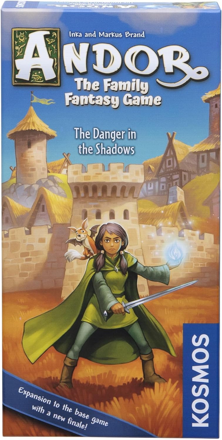 Thames & Kosmos Legends of Andor: Danger in the Shadows Expansion | Add-On for The Family Fantasy Game | Cooperative Strategy Adventure | Ages 7+ | 2–4 Players, Brown