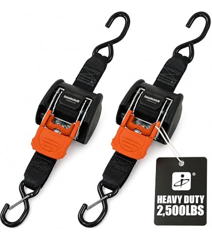 CargoBuckle F18800 G3 Retractable Ratchet Tie-Down System, by CargoBuckle