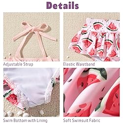 18-24 Months Infant Baby Girls Swimsuit Watermelon