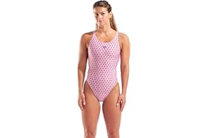 Arena Womens Performance Bouquet Swim Tech Back One Piece Swimsuit Wide Straps Ergonomic BackOne Piece Swimsuit