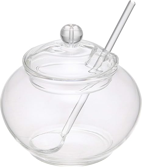 Amazon 光洋陶器 耐熱ガラス シュガーポット スプーン付 G060 シュガーポット ミルクピッチャー オンライン通販