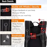 MAXTOP 40L Ultra Lightweight Packable Backpack Foldable Rucksack Water Resistant view 5