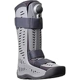 Ossur Rebound Air Walker Boot | Comfortable Walking Boot with Compression Straps &amp; Air Pump Rocker Bottom | Walking Boot for Broken Foot, Walking Boot for Sprained Ankle (High Top, Medium)