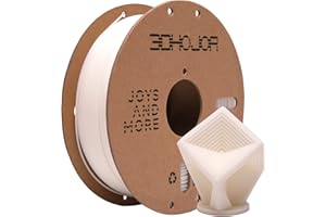 3DHoJor High Speed PLA Filament 1.75mm White,3D Printer Filament,1kg Cardboard Spool (2.2lbs), Fit Most FDM 3D Printer,Dimensional Accuracy +/- 0.03 mm,Vacuum Packaging,Odor Free, Clog Free