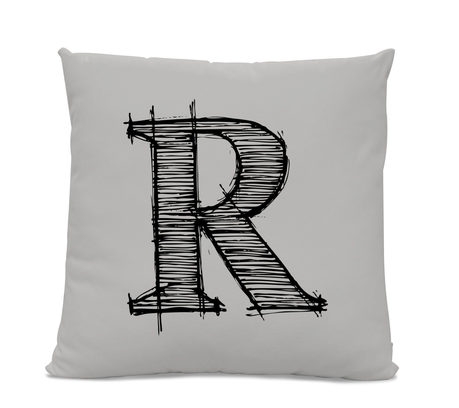Initial Pillow Letter Pillow Pillow with Letter R Monogrammed Pillow Custom