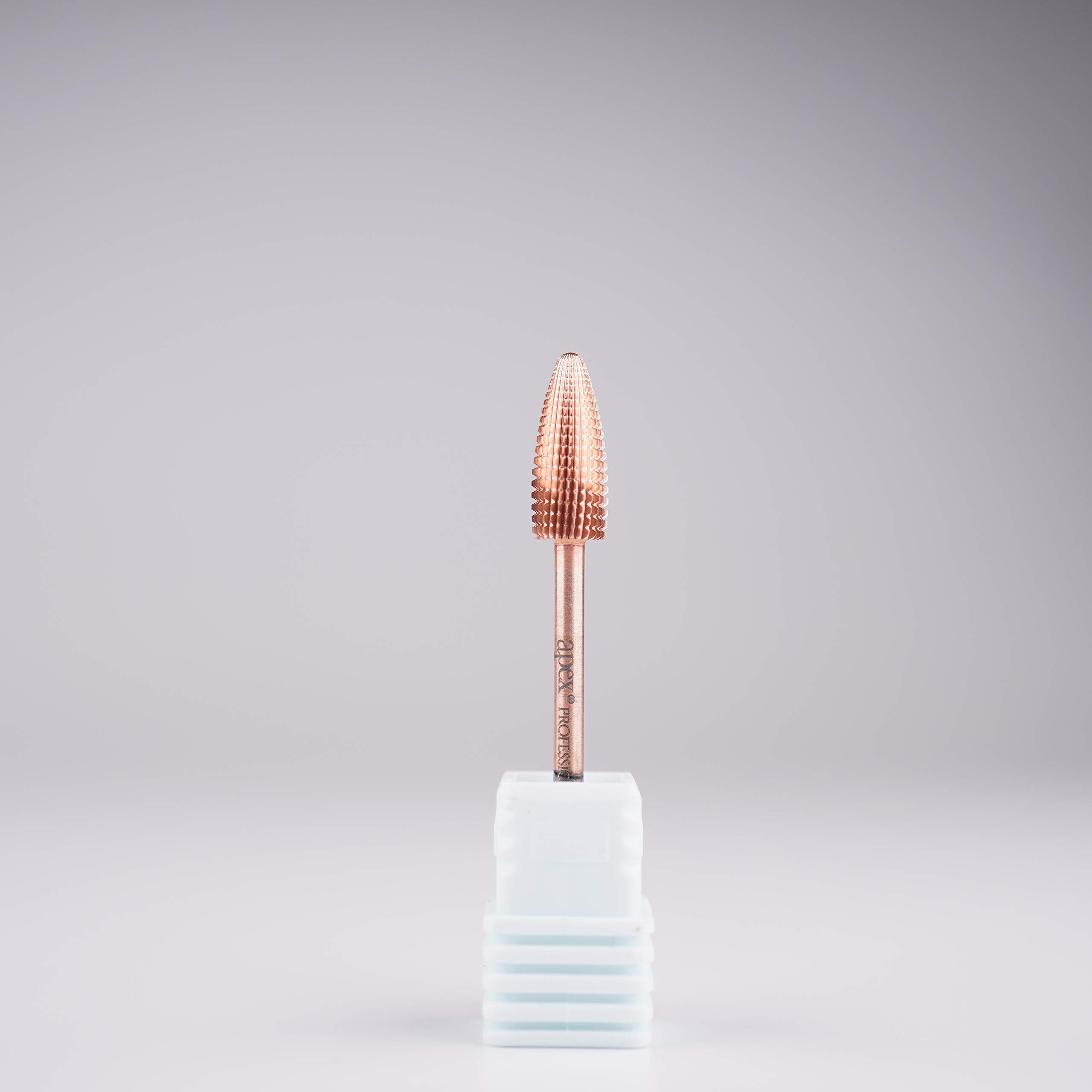 New* Apex® Professional Tungsten Carbide Electric Nail Drill Bit 3/32 inch, 2.35mm Shank for Gels, Acrylics, Nail Art, Manicure, Pedicure, Salon Professional Nails (Typhoon 2 Way) (Fine)