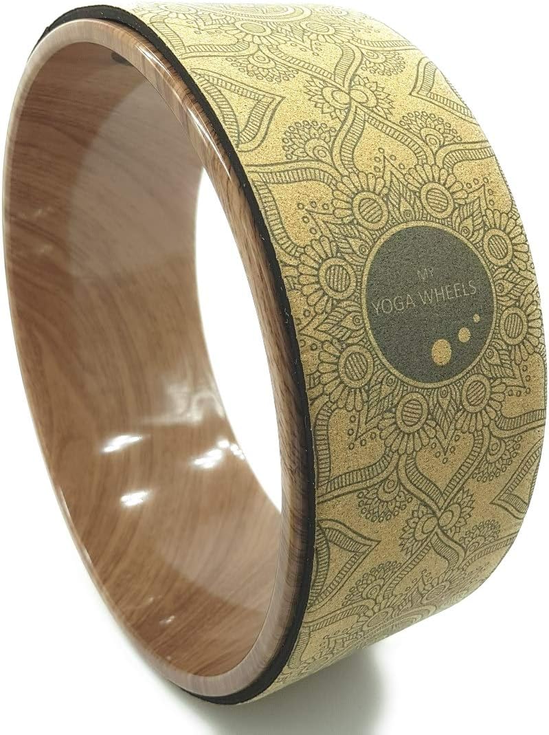 MyYogaWheels Yoga Wheel for Stretching - Improve Handstands Balance Flexibility and Back Pain