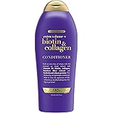 OGX Biotin & Collagen Extra Strength Volumizing Conditioner for Thicker, Fuller Hair, 25.4 fl oz