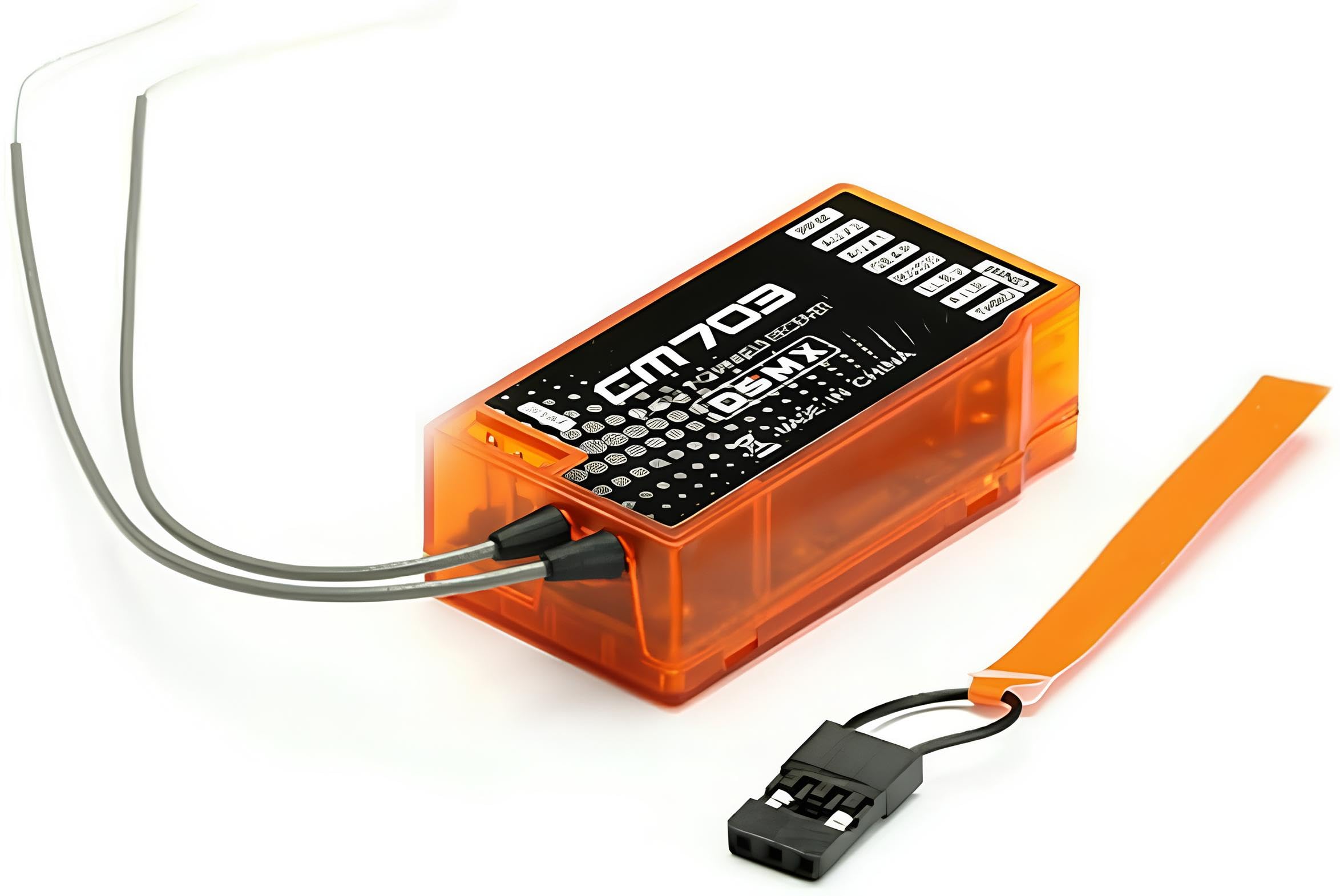 Photo 1 of Orange CM703 DSM2/DSMX Comatible 7CH PWM/PPM 2.4GHz Receiver for Spektrum/JR