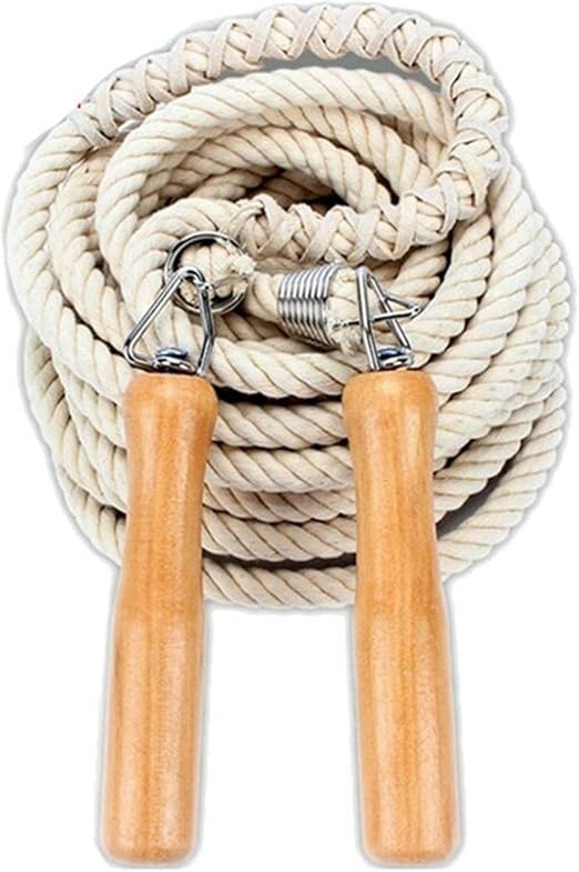 YYZZ Skipping Rope, Wooden Handle Skipping Rope Gym School