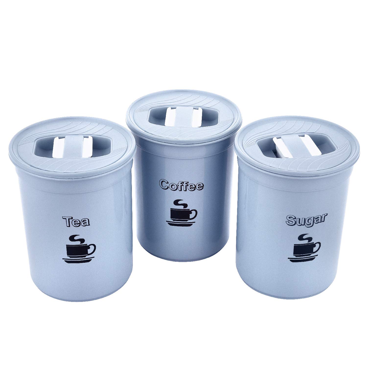 Buy ASIAN Accurate Seal Tea Coffee Sugar Containers Set of 3 (850 ml