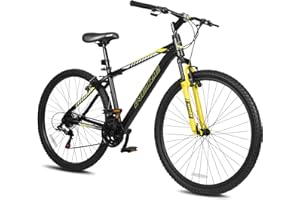 WEIZE Hardtail Mountain Bike, 29 Inch Wheels Outdoor Cycling Bike, 21-Speed Trigger Shifter, Aluminum Frame for Men and Women, Comfort Saddle, MTB Bicycle with Suspension Fork
