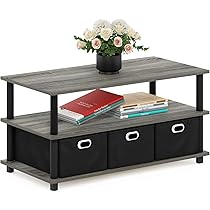 Amazon.com: FURINNO Turn-N-Tube Coffee Table, 31.22D x 15.5W x